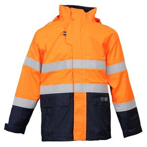 VESTAS PPE3 INHERENT FR 3 LAYER WET WEATHER TAPED JACKET-2XL-YELLOW/NAVY