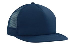 Flat Peak Trucker Mesh Cap