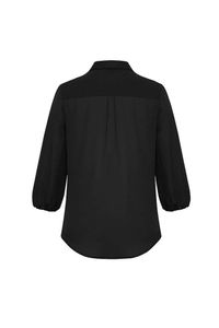 LADIES LUCY 3/4 SLEEVE BLOUSE-14  -BLACK