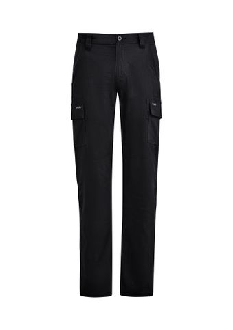 SYZMIK Mens Lightweight Drill Cargo Pant-82R-BLACK