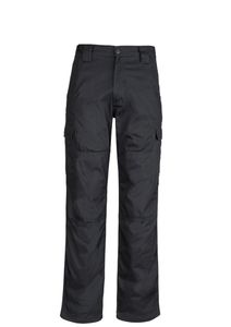 SYZMIK Mens Midweight Drill Cargo Pant-102R-BLACK