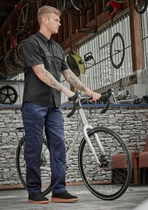 SYZMIK Mens Midweight Drill Cargo Pant