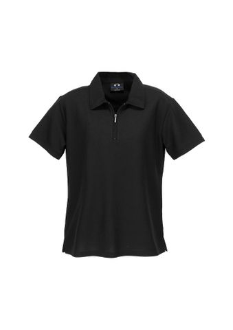 LADIES MICRO WAFFLE POLO