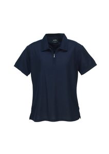 LADIES MICRO WAFFLE POLO