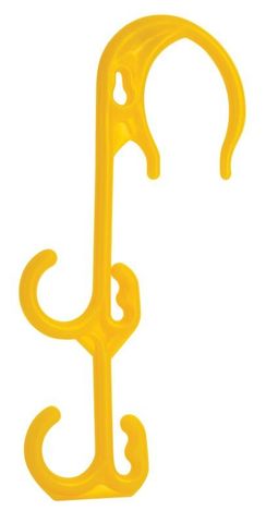 EXTENSION LEAD HOOKS PACK OF 5-YELLOW