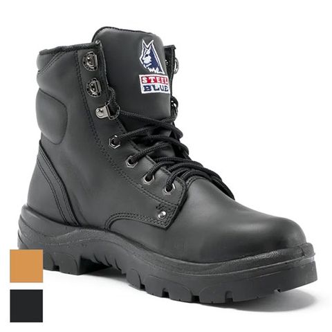 STEEL BLUE ARGYLE TPU SOLE STEEL TOE SAFETY BOOTS