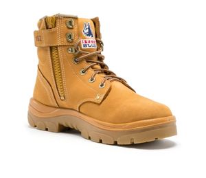 STEEL BLUE ARGYLE ZIP TPU SOLE STEEL TOE SAFETY BOOTS
