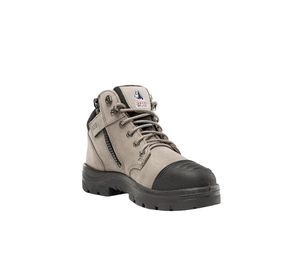 Steel Blue Parkes Zip TPU Sole Steel Toe Scuff Cap Safety Boot-10 -Black