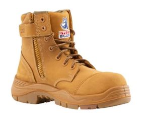 STEEL BLUE ARGYLE ZIP TPU SOLE STEEL TOE BUMP CAP COMPOSITE BOOT