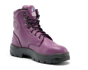 STEEL BLUE ARGYLE LADIES ZIP STEEL TOE TPU SOLE SAFETY BOOT