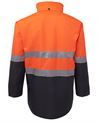 JB's HI VIS D&N LONG LINE JACKET    -2XL-ORANGE/NAVY