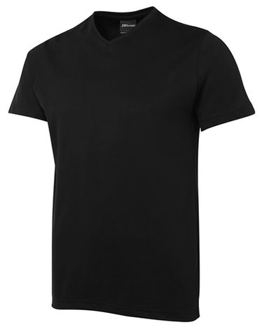 JB's V NECK TEE-2XL-BLACK