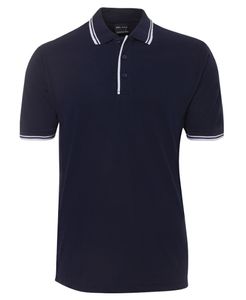 JB's CONTRAST POLO-2XL-NAVY/WHITE