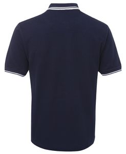 JB's CONTRAST POLO-2XL-NAVY/WHITE