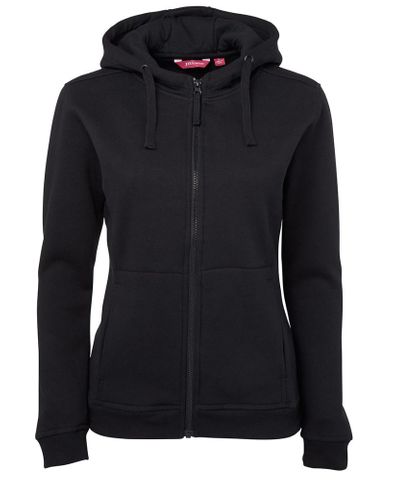 JB'S LADIES FULL ZIP FLEECY HOODIE