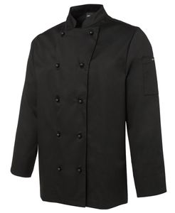 JB's L/S CHEFS JACKET-2XL-BLACK