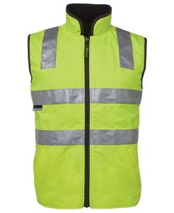 JB's HV 4602.1 (D+N) REV VEST-L-LIME/NAVY