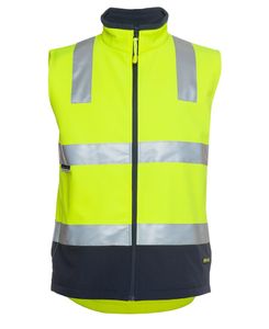 JB's HV 4602.1 (D+N) SOFTSHELL VEST-2XL-LIME/NAVY