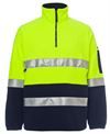 JB's HV (D+N) 1/2 ZIP POLAR        -2XL-LIME/NAVY