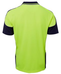 JB's HV 4602.1 S/S CONTRAST PIPING POLO-XL-LIME/NAVY
