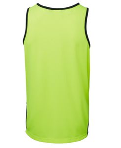 JB's HV 4602.1 CONTRAST SINGLET-XL-LIME/NAVY