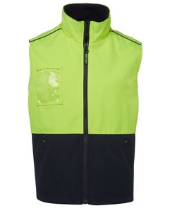 JB's HIVIS AT CLASSIC WORK VEST NO TAPE-2XL-LIME/NAVY