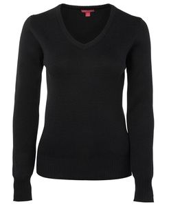 JB's LADIES KNITTED JUMPER-10  -BLACK