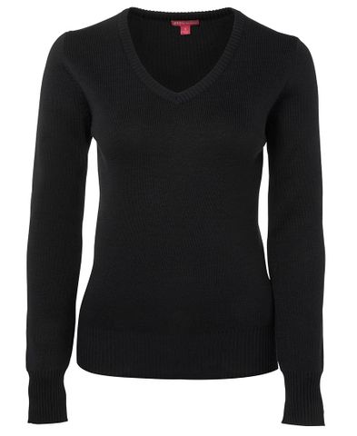 JB's LADIES KNITTED JUMPER-10  -BLACK