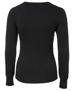 JB's LADIES KNITTED JUMPER-10  -BLACK