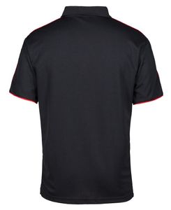 JB's PODIUM COOL POLO-2XL-BLACK/WHITE