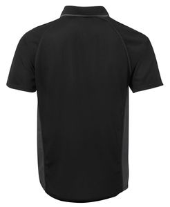 JB's PDM COVER POLO-L-BLACK/CHARCOAL