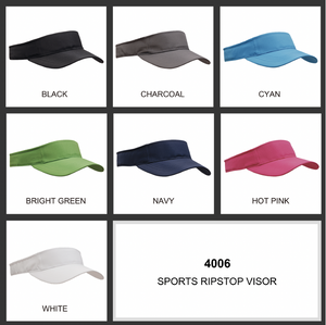 Sports Ripstop Visor-one size-BLACK