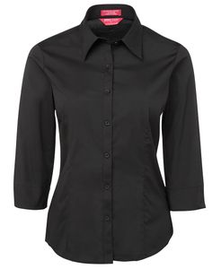 JB's L/S URBAN POPLIN SHIRT -10 -BLACK