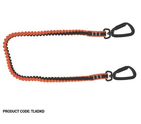 TOOL LANYARD WITH 2 X DOUBLE ACTION KARABINERS