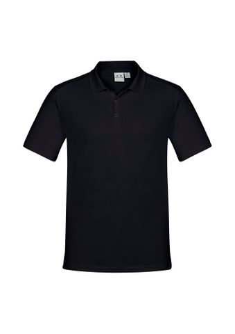 Aero Mens Polo                                    -2XL-SOLID BLACK