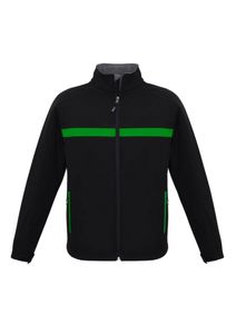 Charger Unisex Jacket                             -3XL-BLACK/GREEN/GREY