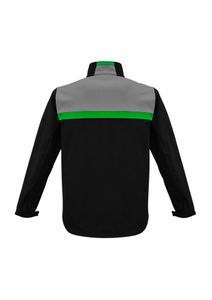 Charger Unisex Jacket                             -3XL-BLACK/GREEN/GREY