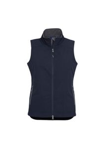 Geneva Ladies Vest                                -L  -BLACK/RED