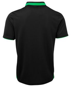 JB's PODIUM SWIRL POLO             -XL -BLACK/PEA