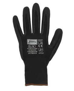 JB'S PREMIUM BLACK NITRILE GLOVE