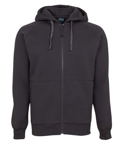 JB's C OF C FULL ZIP FLEECE HOODIE                -L  -BLACK