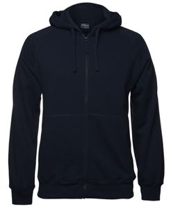 JB's C OF C FULL ZIP FLEECE HOODIE                -L  -BLACK