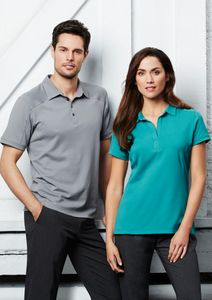 Profile Mens Polo                        -2XL-BLACK