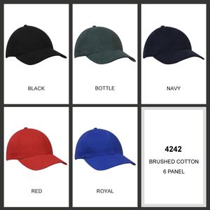 Brushed Cotton Cap-One Size-Navy