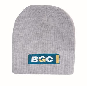 Rolled Down Arcylic Beanie-One Size-Grey Marle