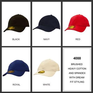 Brushed Heavy Cotton Spandex Cap Dream Fit