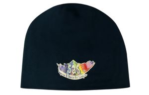 Rolled Down Cotton Beanie-One Size-Navy