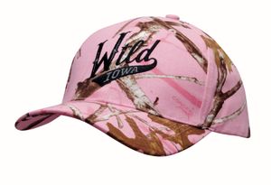 Tru Timber Camouflage 6 panel cap-One Size-Pink