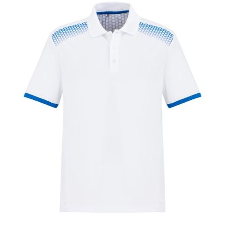 Galaxy Mens Polo                                  -2XL-WHITE/ROYAL