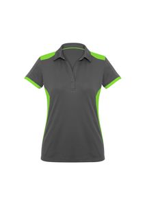 Rival Ladies Polo                                 -14 -BLACK/ORANGE